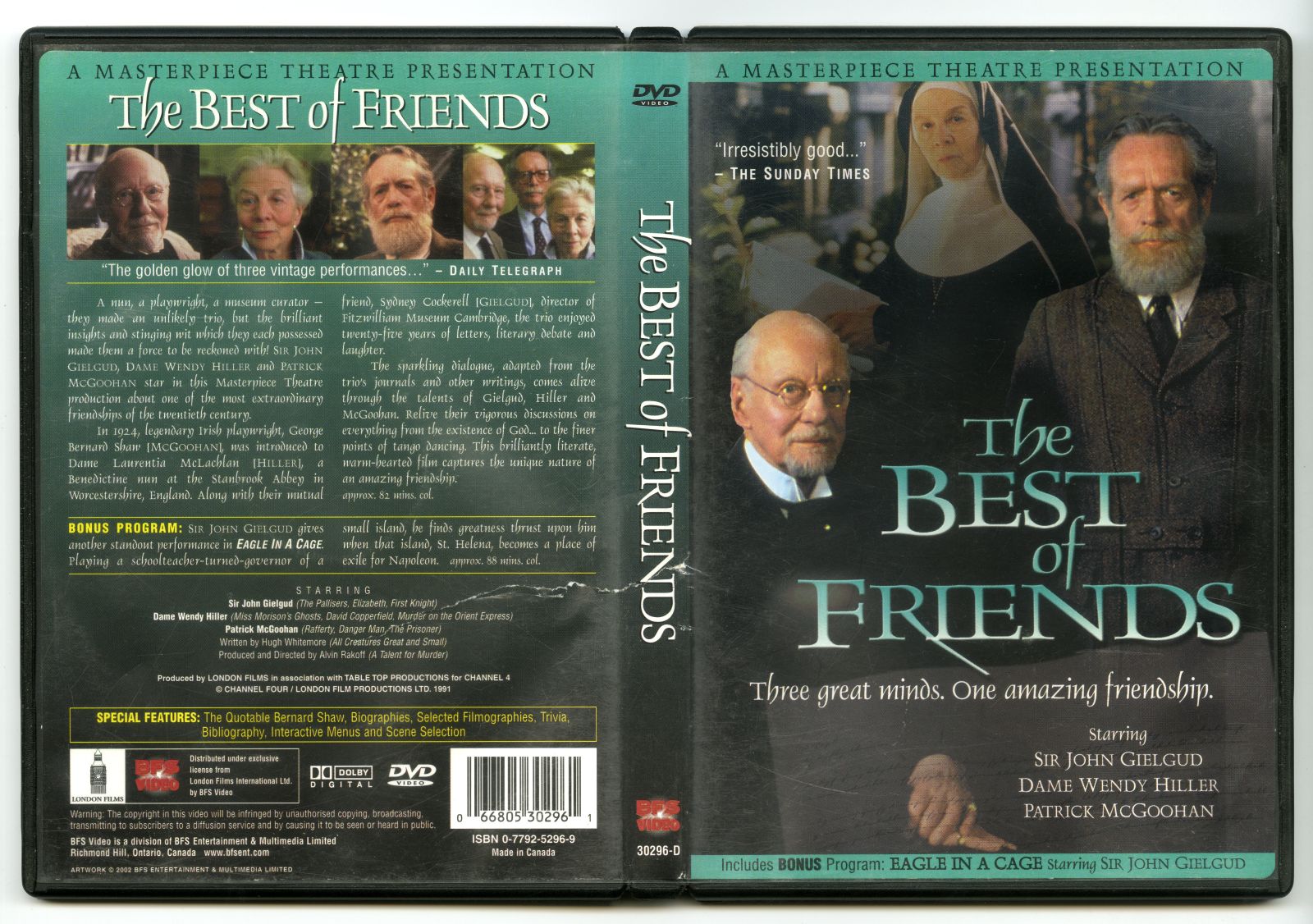 1991年作品『Friends of a Lifetime』DVD